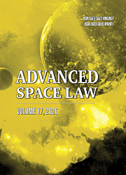 Advanced Space Law journal, vol 17